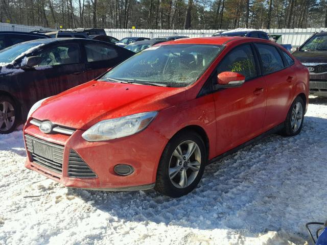 1FADP3F23EL308637 - 2014 FORD FOCUS SE RED photo 2