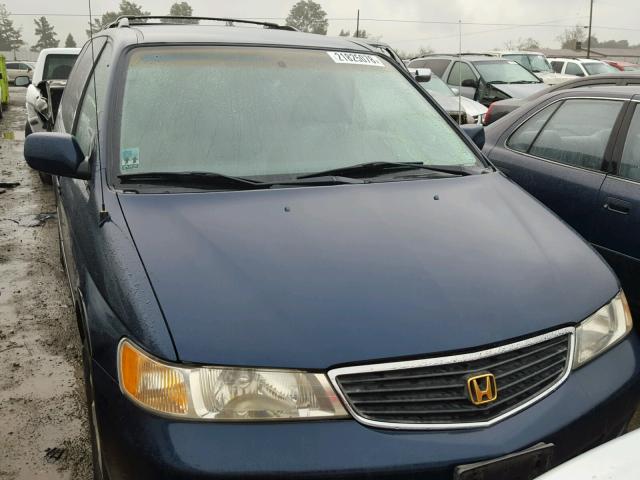 2HKRL1862YH534077 - 2000 HONDA ODYSSEY EX BLUE photo 9