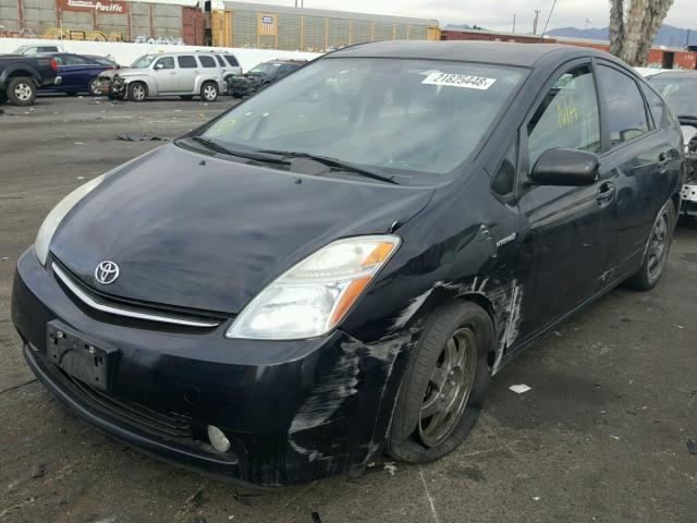 JTDKB20U383376350 - 2008 TOYOTA PRIUS BLACK photo 2