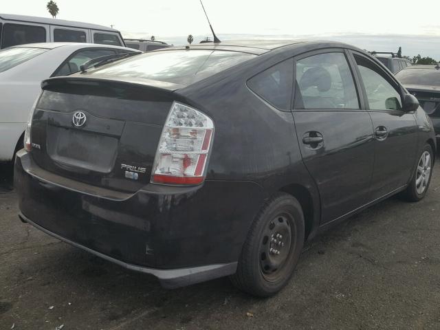 JTDKB20U383376350 - 2008 TOYOTA PRIUS BLACK photo 4