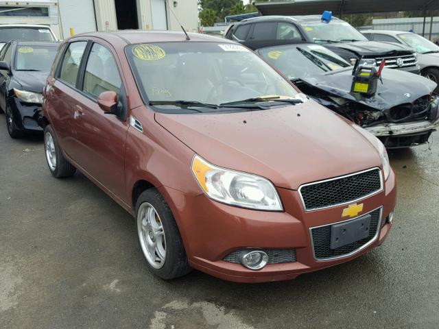 KL1TG6DE4BB256416 - 2011 CHEVROLET AVEO LT ORANGE photo 1