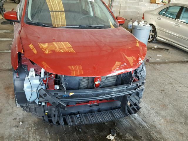 3N1AB7APXDL609319 - 2013 NISSAN SENTRA S RED photo 9