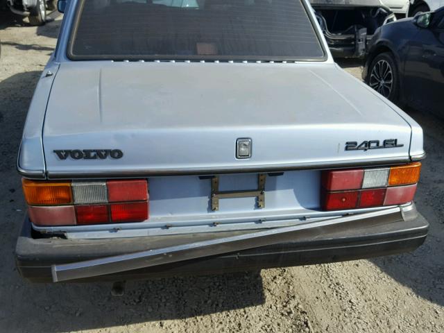 YV1AS8816N1464206 - 1992 VOLVO 240 BASE SILVER photo 9