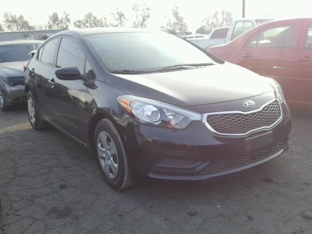 KNAFK4A69F5433386 - 2015 KIA FORTE LX BLACK photo 1