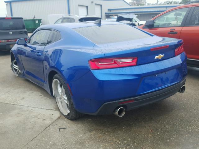 1G1FB1RS0H0108735 - 2017 CHEVROLET CAMARO LT BLUE photo 3