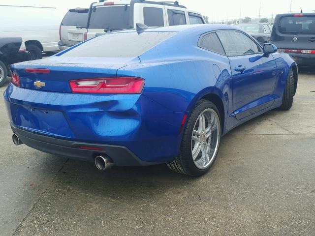 1G1FB1RS0H0108735 - 2017 CHEVROLET CAMARO LT BLUE photo 4