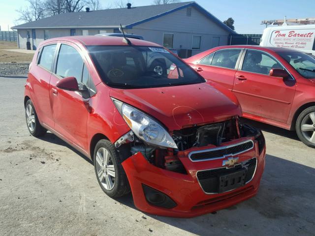 KL8CD6S93FC729478 - 2015 CHEVROLET SPARK 1LT RED photo 1