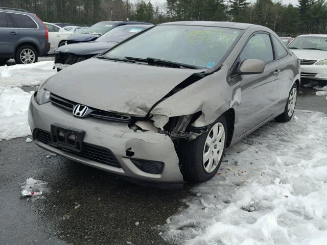 2HGFG126X8H526335 - 2008 HONDA CIVIC LX GRAY photo 2