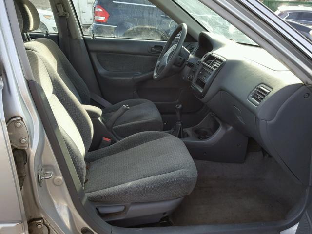 2HGEJ8544XH589848 - 1999 HONDA CIVIC EX 银色 照片 5