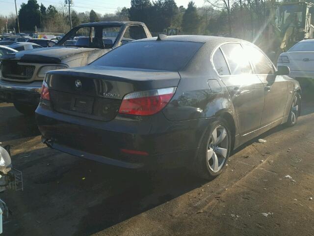 WBANA73515B814458 - 2005 BMW 530 I BLACK photo 4