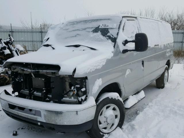 1FBNE3BL5BDB07495 - 2011 FORD ECONOLINE SILVER photo 2