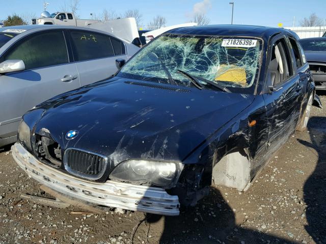 WBAET37434NH05553 - 2004 BMW 325 I BLACK photo 2