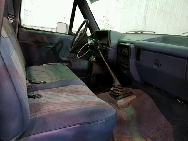 1FTEF14N6LKA57232 - 1990 FORD F150 GRAY photo 5