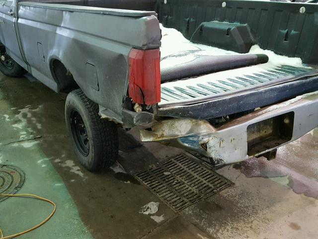 1FTEF14N6LKA57232 - 1990 FORD F150 GRAY photo 9