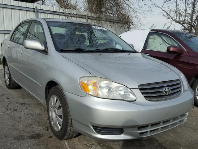 1NXBR32E54Z262079 - 2004 TOYOTA COROLLA CE SILVER photo 1