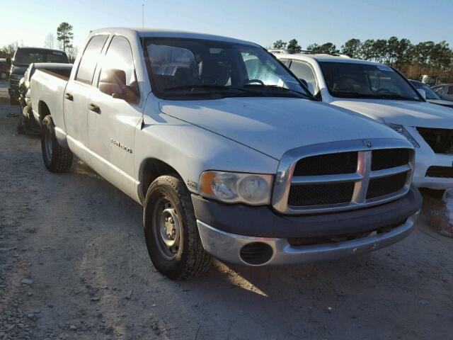 1D7HA18D95J539012 - 2005 DODGE RAM 1500 S WHITE photo 1