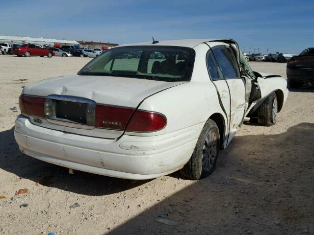 1G4HP52K05U273610 - 2005 BUICK LESABRE CU WHITE photo 4