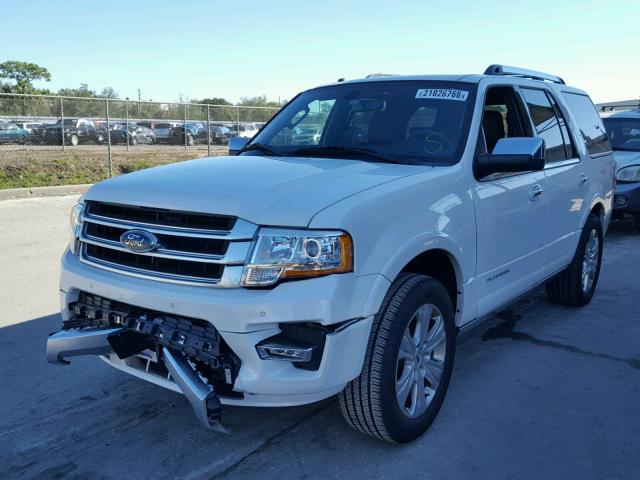 1FMJU1LT9GEF45546 - 2016 FORD EXPEDITION WHITE photo 2