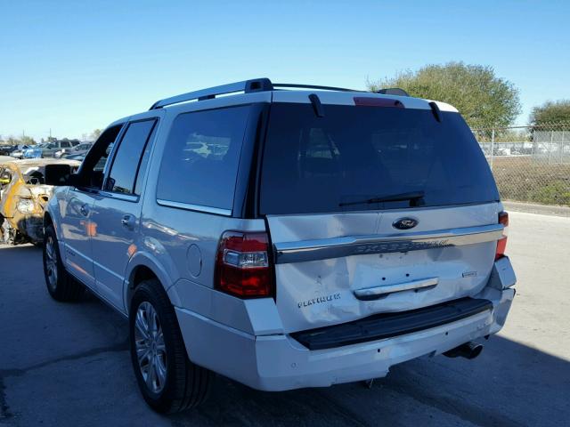 1FMJU1LT9GEF45546 - 2016 FORD EXPEDITION WHITE photo 3