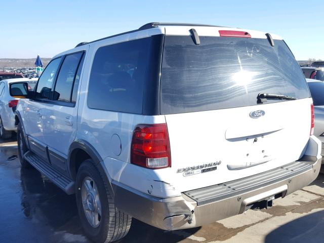 1FMRU17W24LA37482 - 2004 FORD EXPEDITION WHITE photo 3