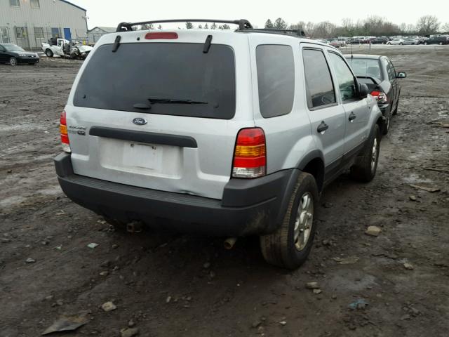 1FMYU04182KB55411 - 2002 FORD ESCAPE XLT SILVER photo 4