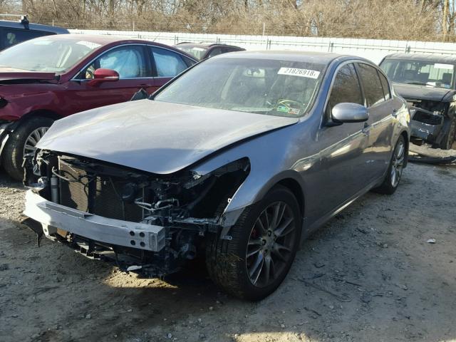 JNKBV61E87M710787 - 2007 INFINITI G35 GRAY photo 2