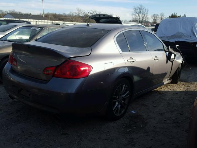 JNKBV61E87M710787 - 2007 INFINITI G35 GRAY photo 4