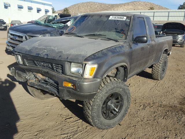 JT4VN13D0M5067248 - 1991 TOYOTA PICKUP 1/2 GRAY photo 2