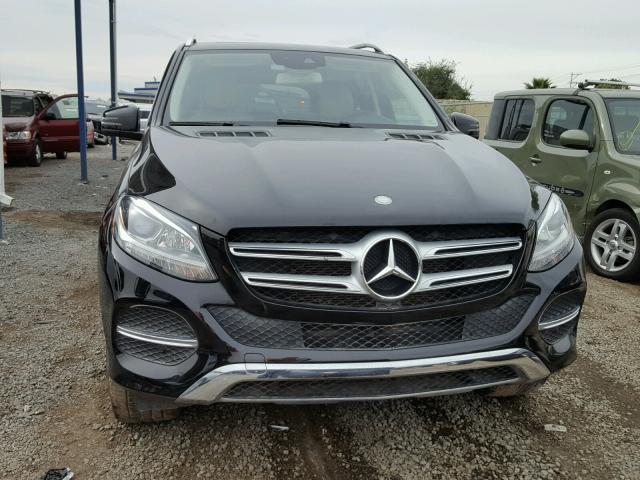 4JGDA5JBXGA703973 - 2016 MERCEDES-BENZ GLE 350 BLACK photo 9