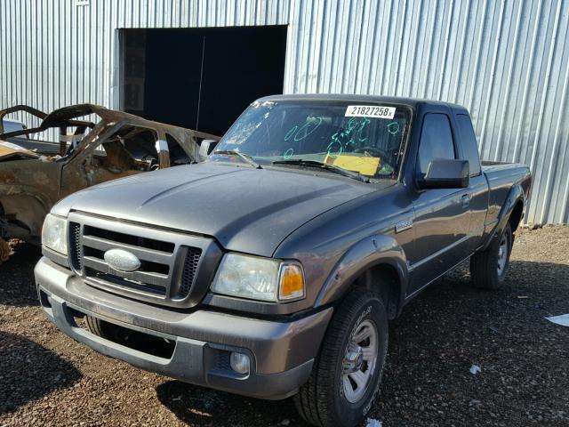 1FTYR44U86PA32028 - 2006 FORD RANGER SUP GRAY photo 2