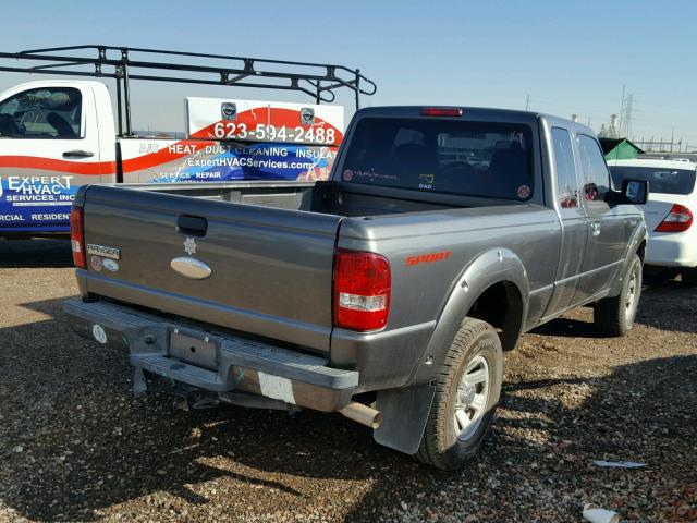 1FTYR44U86PA32028 - 2006 FORD RANGER SUP GRAY photo 4