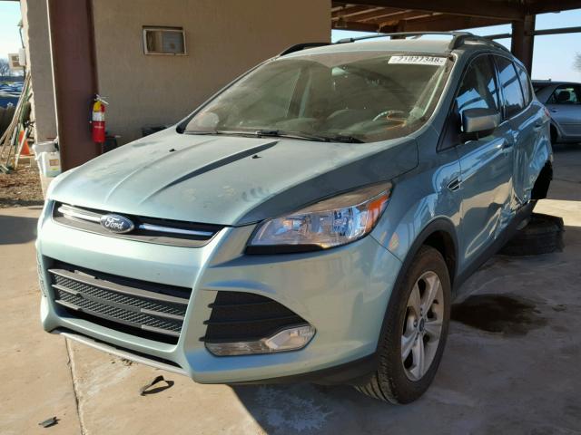 1FMCU0GX4DUB80677 - 2013 FORD ESCAPE SE GREEN photo 2