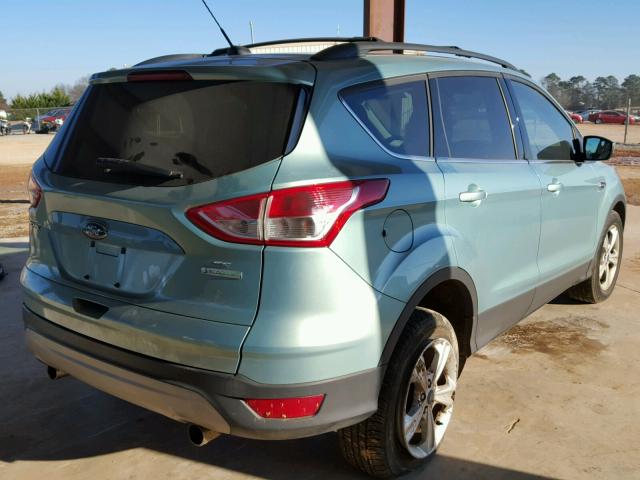 1FMCU0GX4DUB80677 - 2013 FORD ESCAPE SE GREEN photo 4