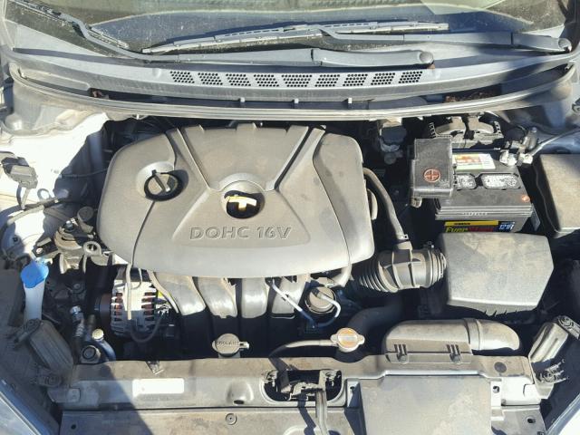 5NPDH4AE7BH009652 - 2011 HYUNDAI ELANTRA GL GRAY photo 7