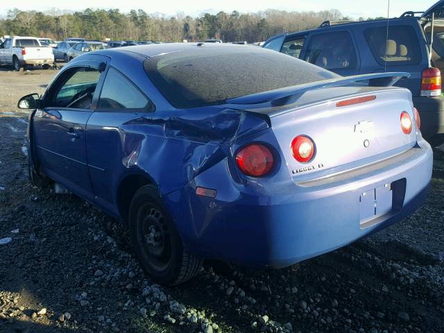 1G1AL18F587285025 - 2008 CHEVROLET COBALT LT BLUE photo 3