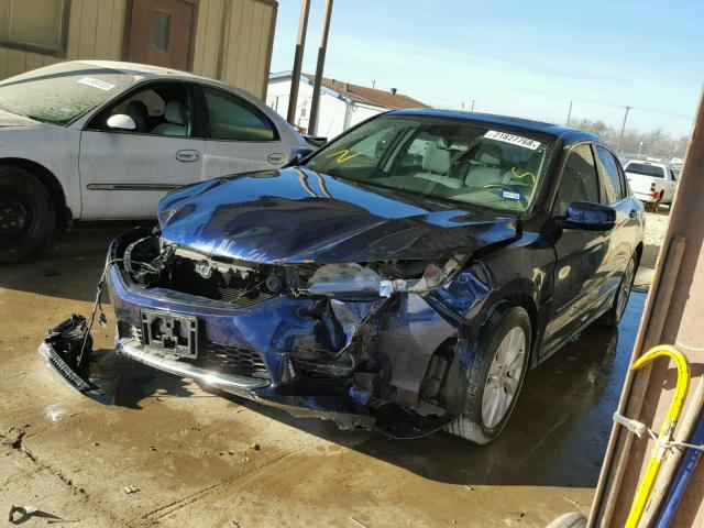 1HGCR2F84FA047810 - 2015 HONDA ACCORD EXL BLUE photo 2