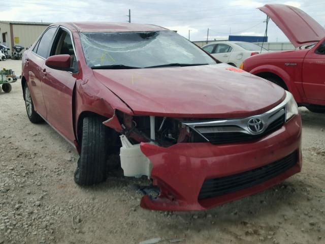 4T4BF1FK6CR180900 - 2012 TOYOTA CAMRY BASE RED photo 1