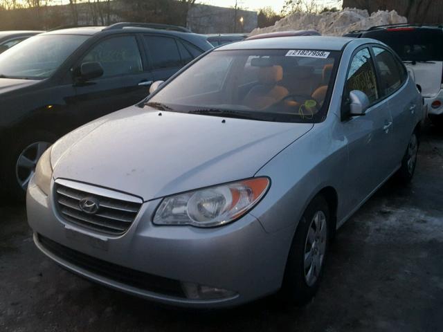 KMHDU46D18U301139 - 2008 HYUNDAI ELANTRA GL SILVER photo 2