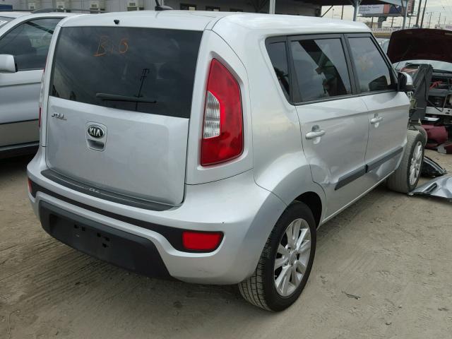 KNDJT2A64D7559221 - 2013 KIA SOUL + SILVER photo 4