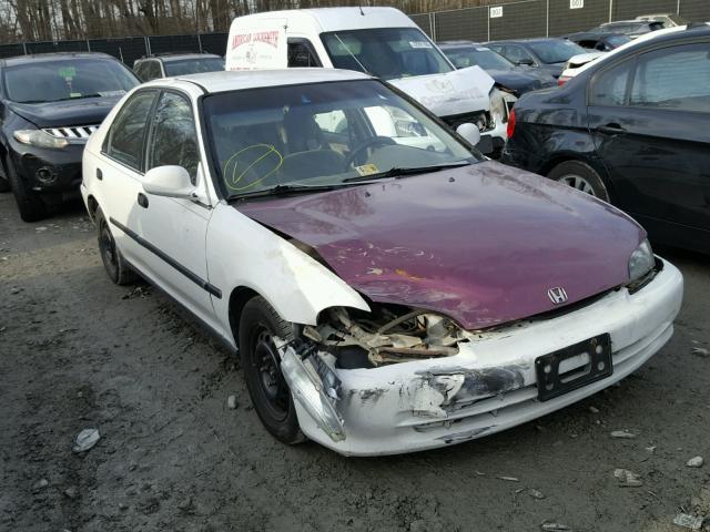 1HGEG8659SL054855 - 1995 HONDA CIVIC LX WHITE photo 1