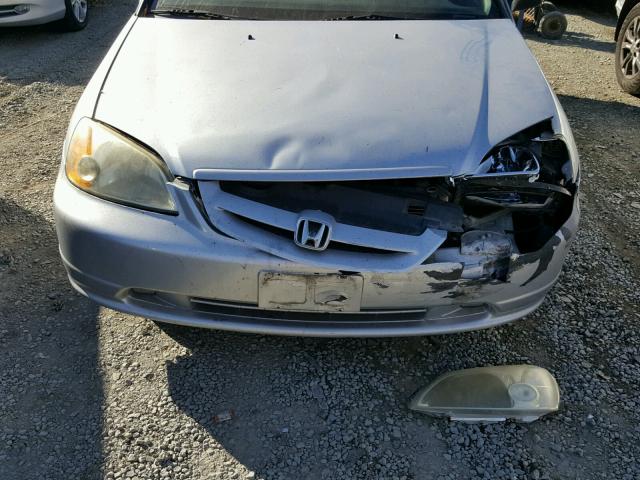 1HGEM21513L065900 - 2003 HONDA CIVIC LX SILVER photo 7