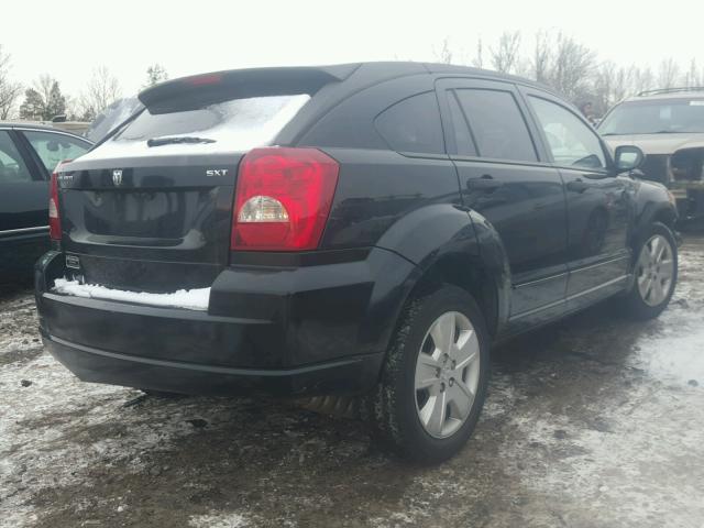 1B3HB48B67D407447 - 2007 DODGE CALIBER SX BLACK photo 4