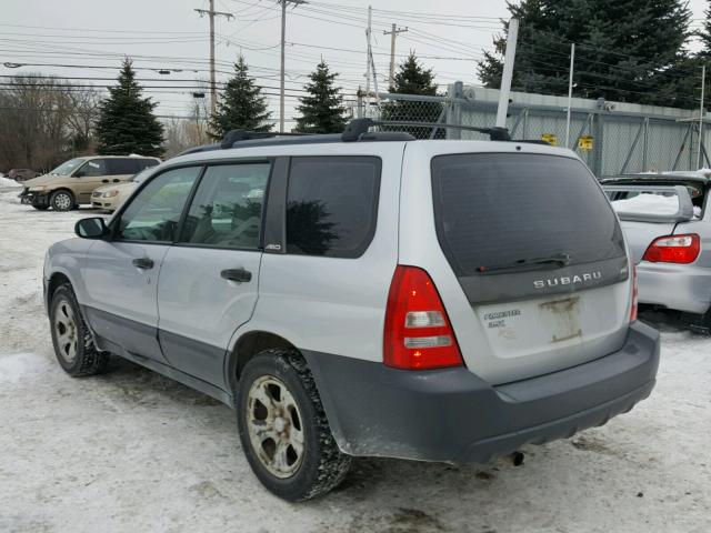 JF1SG63613G738530 - 2003 SUBARU FORESTER 2 SILVER photo 3