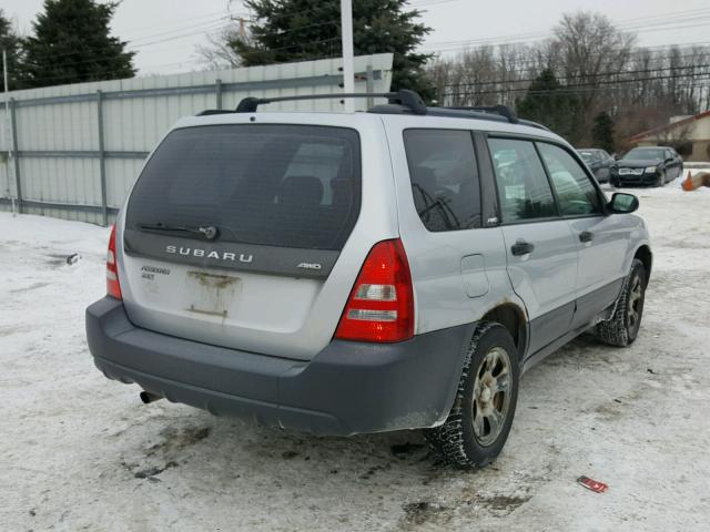 JF1SG63613G738530 - 2003 SUBARU FORESTER 2 SILVER photo 4