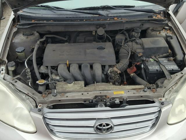 2T1BR32E03C113417 - 2003 TOYOTA COROLLA CE BEIGE photo 7