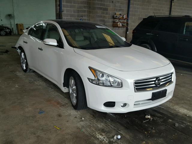 1N4AA5AP2CC860663 - 2012 NISSAN MAXIMA S WHITE photo 1