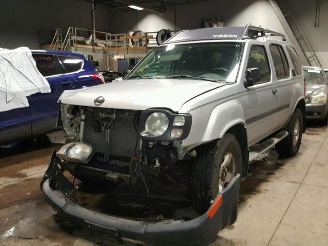 5N1ED28T74C632319 - 2004 NISSAN XTERRA XE GRAY photo 2