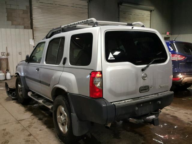 5N1ED28T74C632319 - 2004 NISSAN XTERRA XE GRAY photo 3