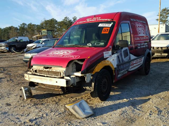 NM0LS7AN4AT003250 - 2010 FORD TRANSIT CO RED photo 2