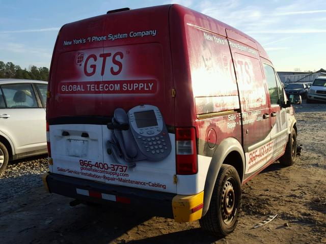 NM0LS7AN4AT003250 - 2010 FORD TRANSIT CO RED photo 4